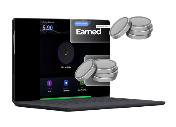 Image showing earning with Pledgecom Chrome Extension